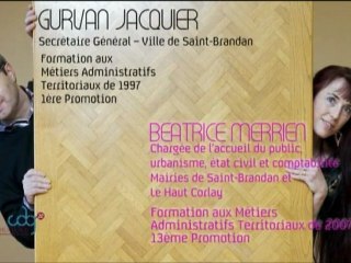 Formation aux Métiers Administratifs Territoriaux - Centre de Gestion 22 - Témoignages de Béatrice Merrien et Gurvan Jacquier