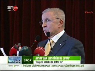 Aysal'dan Eleştirilere Cevap