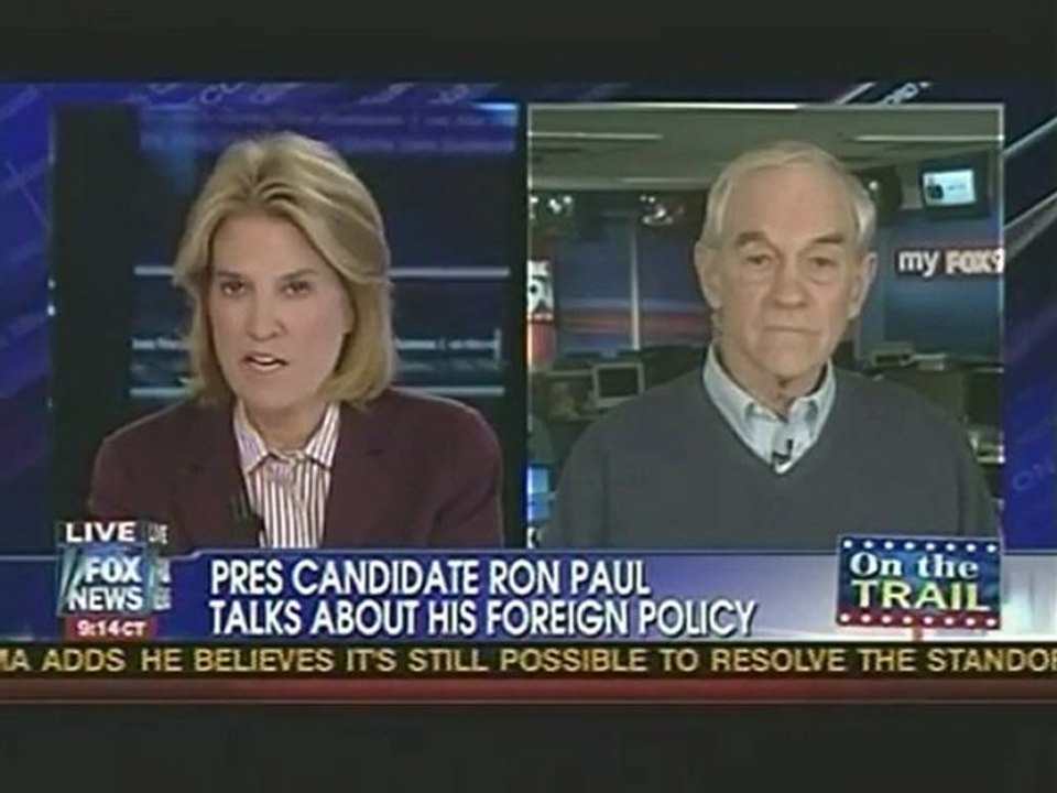 Ron Paul On Fox's Off The Record Talking Foreign Policy 02/06/12