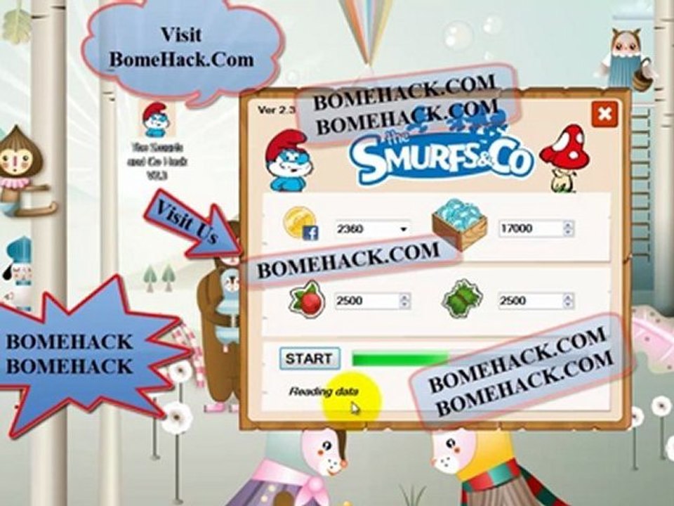 Smurfs and Co Cheat