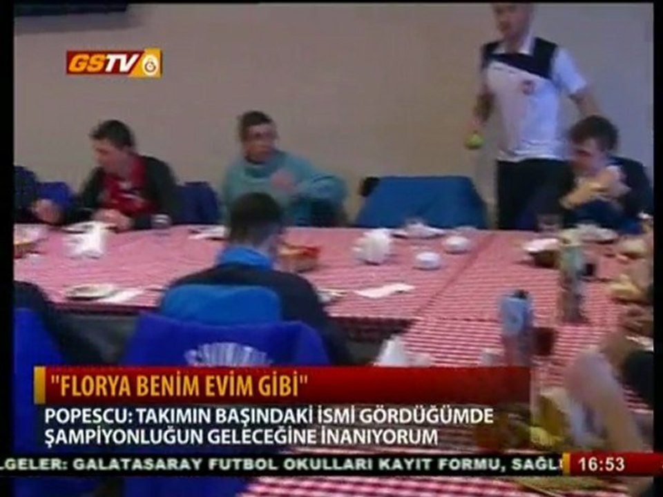Popescu Florya'da.
