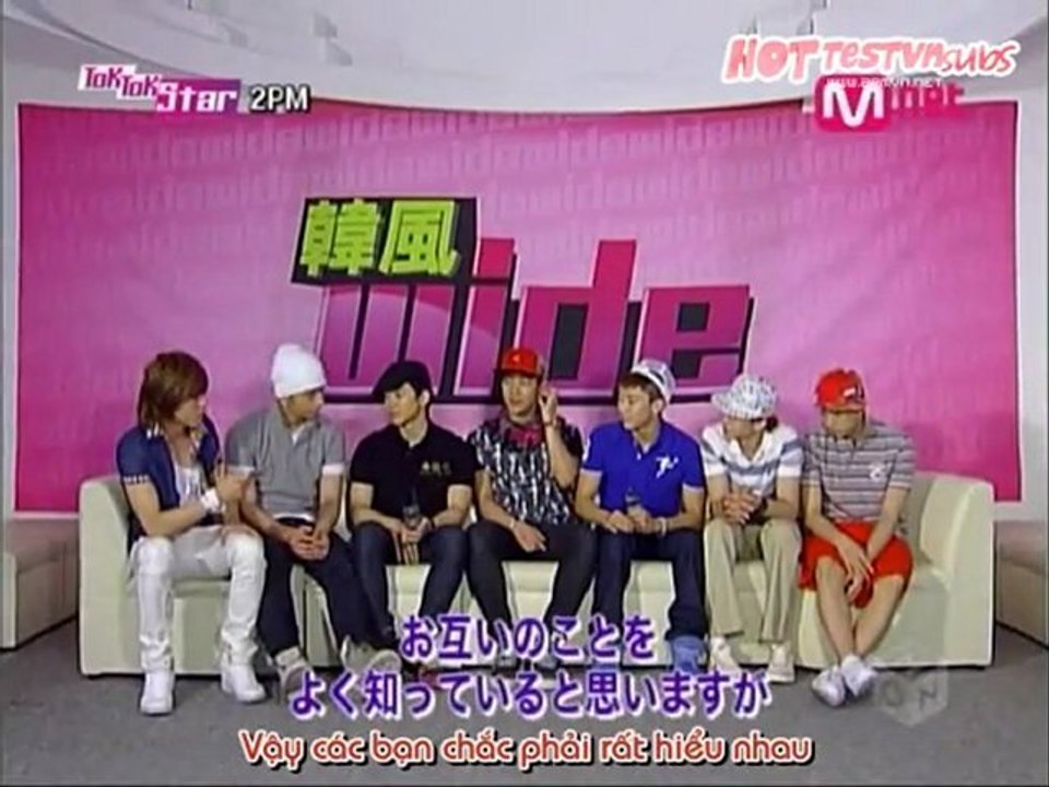 [2PMVN] [Vietsub] 090623 - 2PM - TokTok Star Part 2 on M.Net Japan