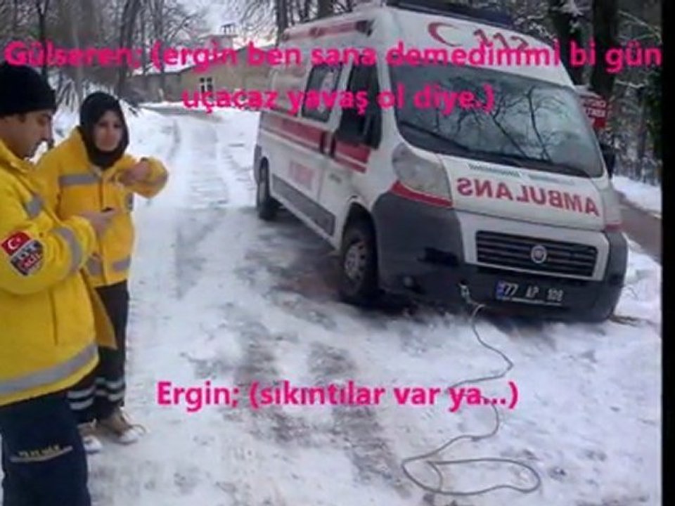 Termalde kar macerası