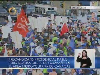 Pablo Pérez empieza su recorrido por Caracas
