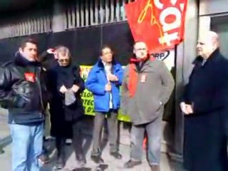 RASSEMBLEMENT CGT DEVANT LE GIM