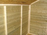 Pent Garden Shed Pressure Treated Tanalised With 2 Windows