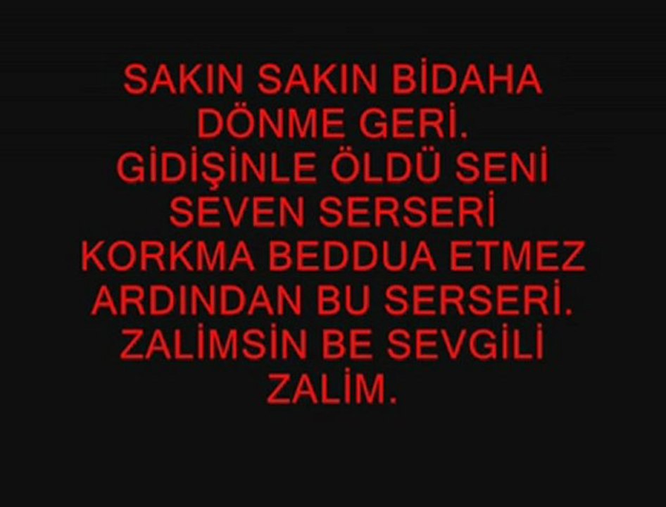 Dj-DerinDarbe - zaLim SevgiLi - // Fena // Şiir