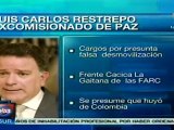 Confirman en Colombia orden de captura contra Restrepo