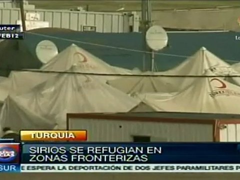 Campamento en Turquía para refugiados sirios