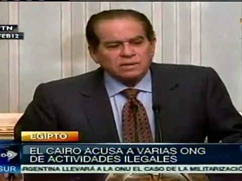 Egipto, firme contra ONGs estadounidenses ilegales