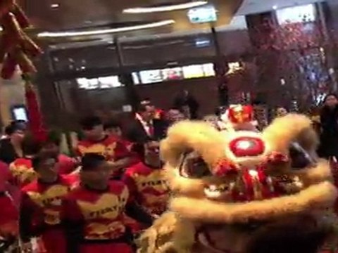 Chinese New Year Lion Dance 2012 at Novotel Hong Kong Nathan Road Kowloon