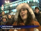 Manifestación en apoyo a Garzón