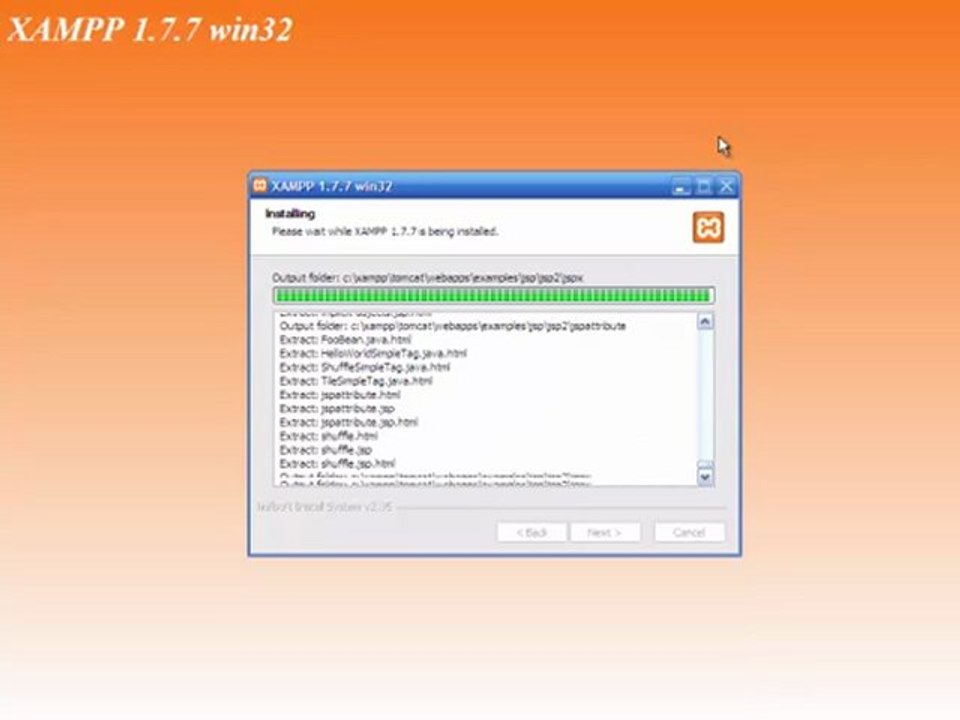 Video Tutorial Instalación de Servidor Apache + MySQL + Php a traves de XAMPP