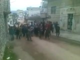 فري برس   ادلب  جسر الشغور  الزهراء مظاهرة طلابية نصرة لحمص 6 2 2012