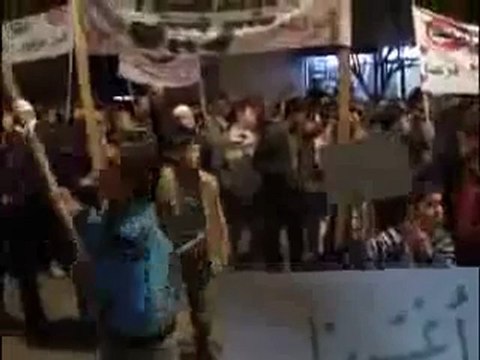 فري برس ادلب سرمين مظاهرة منتصف الليل نصرة لحمص 9 2 2012 ج1