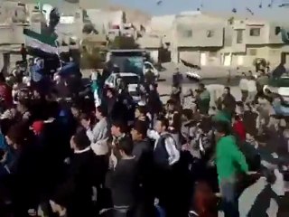 فري برس   يا حمص لك الله مظاهرة في دمشق حي برزة 9 8 2012