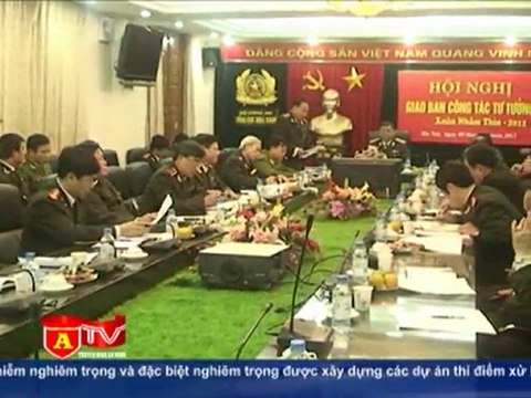 Bộ Công an tổ chức giao ban công tác tư tưởng