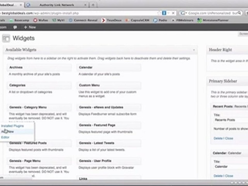 Authority Link Network Training