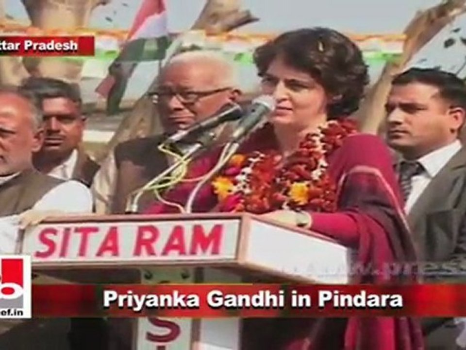 Priyanka Gandhi Vadra in Pindara, Amethi (U.P) 3rd Feb. 2012 Part 4