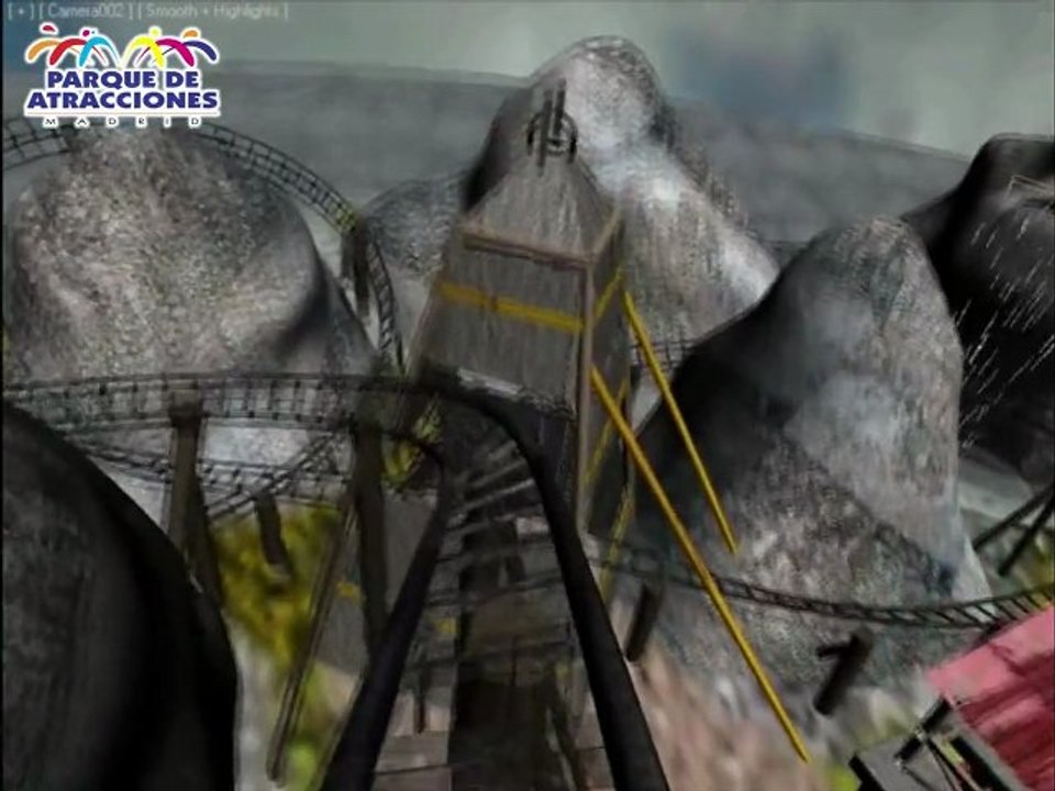 Vidéo onride pour le nouveau coaster au Parque de Atracciones Madrid