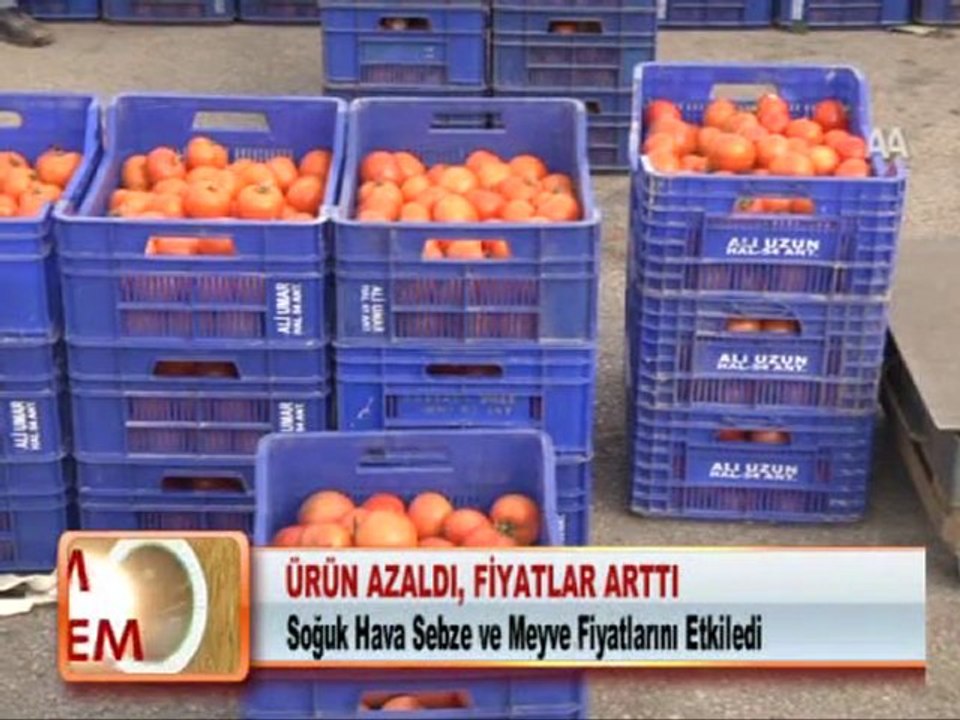 ÜRÜN AZALDI, FİYATLAR ARTTI 03 02 2012