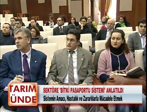 SEKTÖRE ‘BİTKİ PASAPORTU SİSTEMİ’ ANLATILDI 08.02.2012