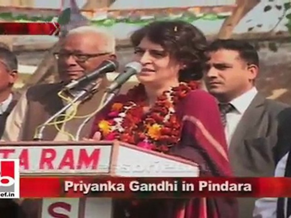 Priyanka Gandhi Vadra in Pindara, Amethi (U.P) 3rd Feb. 2012 Part 4