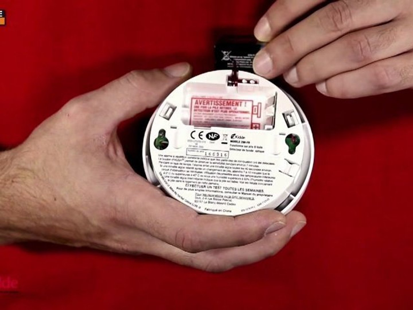 Comment ouvrir un détecteur de fumées Kidde 29FR démonter incendie