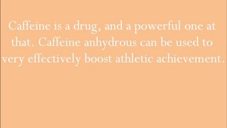 Caffeine Powder Instead of Steroids