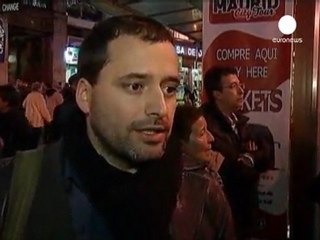Garzon supporters rally in Madrid