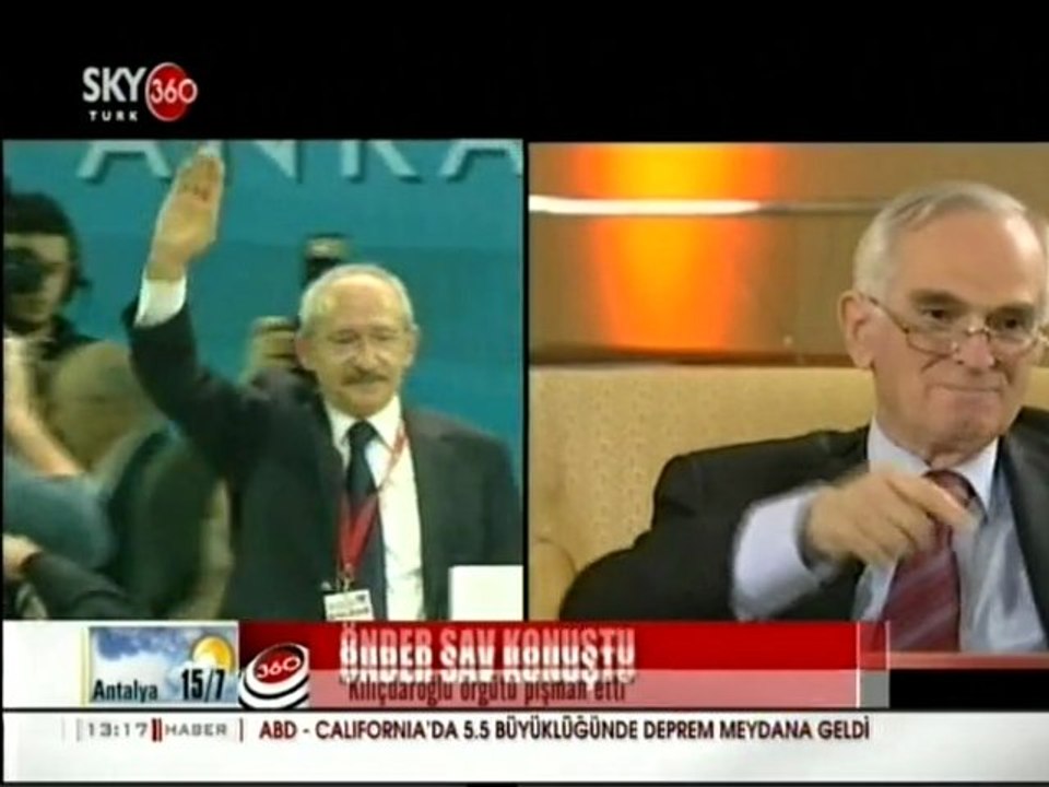 Önder Sav Konuştu