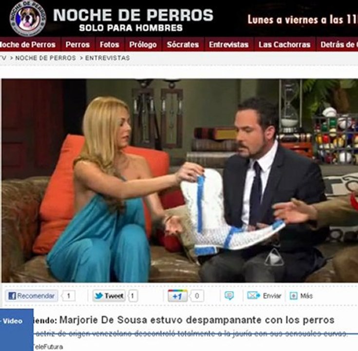 MARJORIE DE SOUSA 2 - NOCHE DE PERROS -  telefutura orlando urdaneta UNIVISION