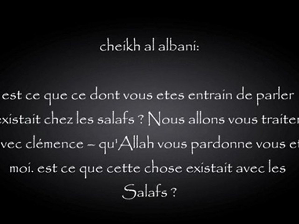 les chants religieux - cheikh al albany