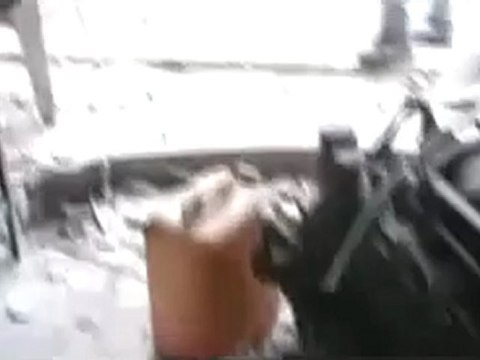 فري برس حمص حي عشيرة أحد المنازل التي قصفت 8 2 2012