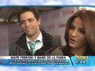 Maite Perroni niega protagonizar nueva novela (HOY)