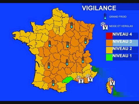Météo 11 février 2012: Vigilance grand froid et neige ! Redoux en début de semaine !