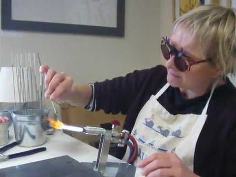 perles de verre aux Quat'Sardines