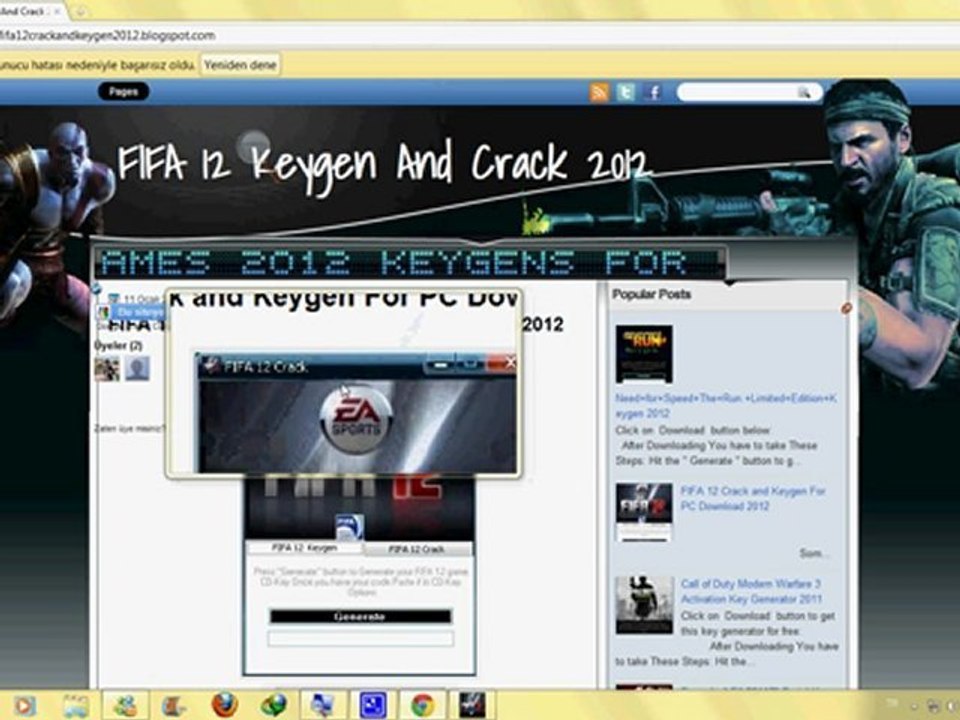 fıfa 12 for serial number keygen and crack free