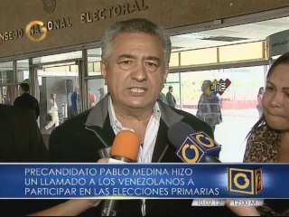 Pablo Medina solicita estar presente en la sala totalización de votos