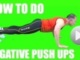 PERKY PECS How To PUSH UP NEGATIVES ConikiXXX Workout