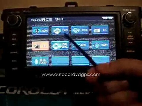CAR DVD PLAYER NAVEGADOR GPS MULTIMIDIA TOYOTA COROLLA autocardvdgps.com
