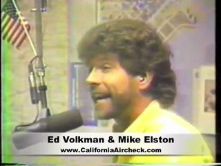 Ed Volkman Mike Elston WBBM B96 Chicago Radio Video Aircheck