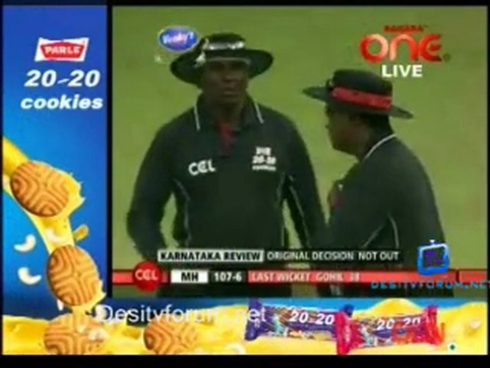 Karnataka Bulldozers vs.Mumbai Heroes - Mumbai Inning Ov13-14