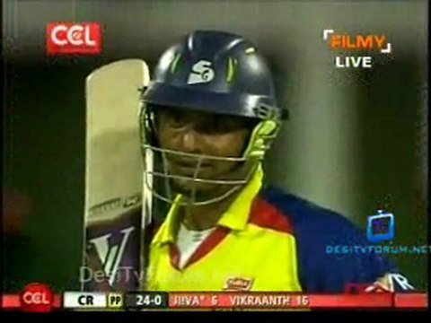 CCL Telugu Warriors vs.Chennai Rhinos- Chennai Inning Ov03-04