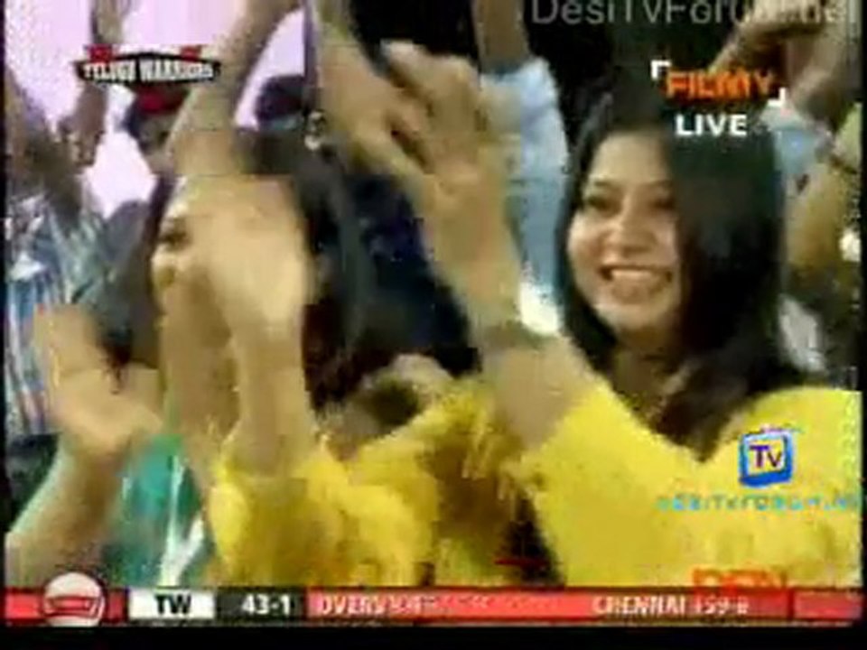 CCL Telugu Warriors vs.Chennai Rhinos-Telugu Inning Ov07-08