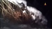 L'Aquila - Emergenza neve - VVF Apertura strada con neve