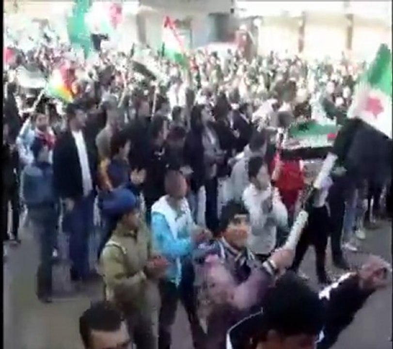 فري برس   سرى كانيه رأس العين   جمعة روسيا تقتل أطفالنا 10 2 2012