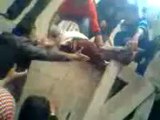 فري برس   ريف دمشق صور توضع صعوبة اسعاف المصابين في مدينة ضمير نتيجة انتشار القناصة 10 2 2012
