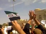 فري برس   مظاهرة في دبي نصرة لحمص الجريحة 10 02 2012