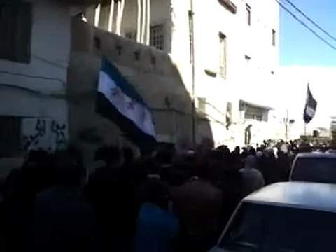 فري برس مظاهرة دمشق حي برزة في جمعة النفير العام 10 2 2012